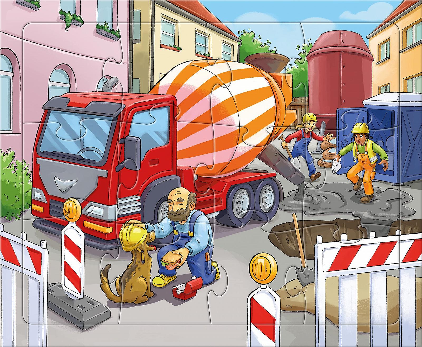 Пазл HABA 305883 Строительная техника от 3 лет Разноцветный, фото №4 Пазл HABA 305883 Строительная техника от 3 лет Разноцветный, фото №4