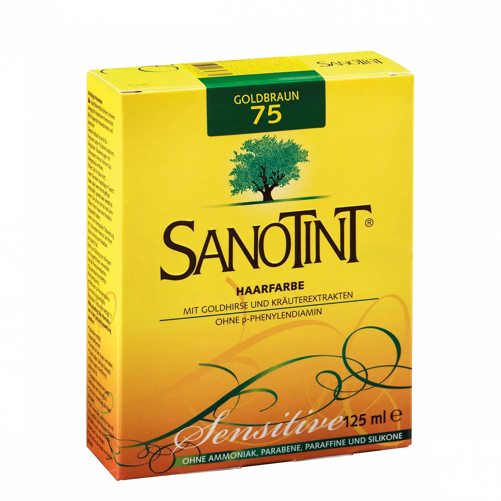 Фарба Sanotint Sensitive 75 Золотистий Каштан, 125 мл, фото №3 Фарба Sanotint Sensitive 75 Золотистий Каштан, 125 мл, фото №3