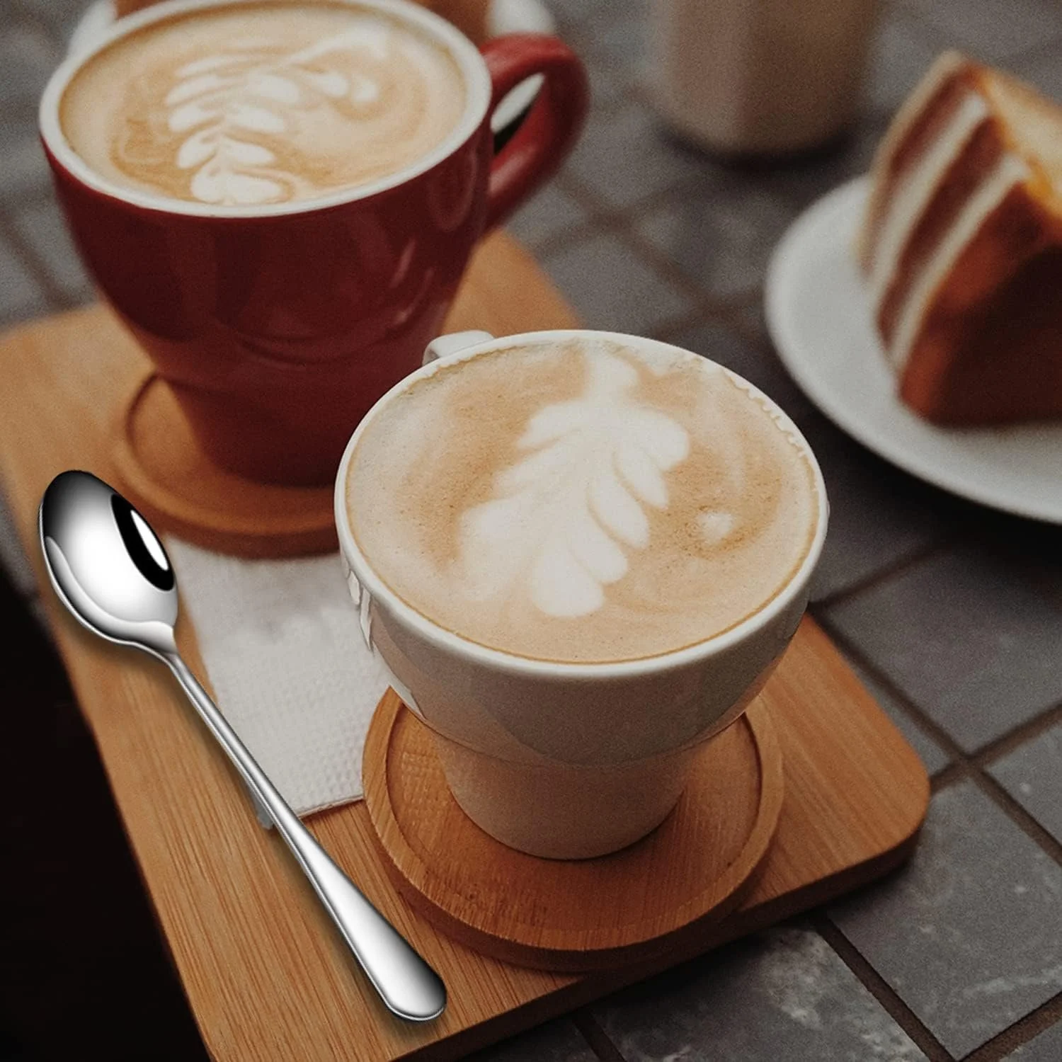 Ложка кавова Tablespoon Маленька з нержавіючої сталі, 12 см, фото №4 Ложка кавова Tablespoon Маленька з нержавіючої сталі, 12 см, фото №4