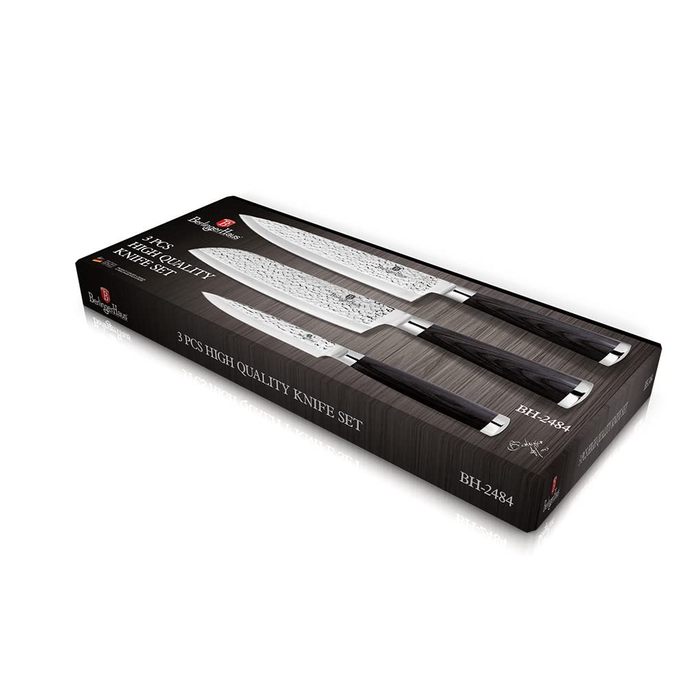 Набір ножів Santoku Berlingerhaus Primal Gloss Collection з нержавіючої сталі, 3 шт., фото №5