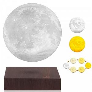 Купити Лампа Vnemofey Плаваючий Режим Місяць 3 Кольори Галактика Плаваюче Нічне Світло Реалістичний Дисплей Місяця Магнітна Левітаційна База - Фото 1 Лампа Vnemofey Плаваючий Режим Місяць 3 Кольори Галактика Плаваюче Нічне Світло Реалістичний Дисплей Місяця Магнітна Левітаційна База - Фото 1