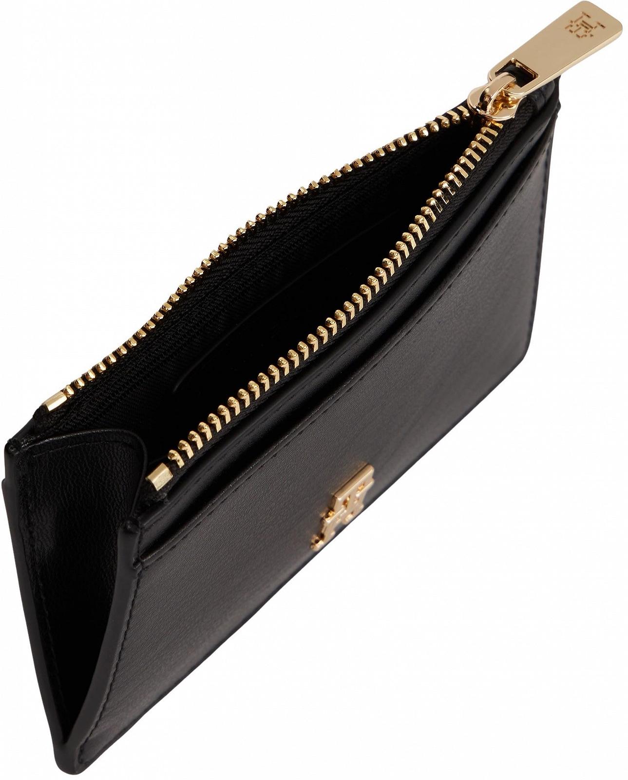 Кредитница TOMMY HILFIGER Th Icon Long Cc Holder Aw0aw17735 Black (Черный), фото №4