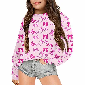 Пуловер для мальчиков и девочек, Толстовки и свитшоты для малышей, детский пуловер с принтом, повседневная мягкая удобная верхняя одежда с длинными рукавами для ежедневного использования осенью/зимой, размер 134 synthetic.ua - Фото 1