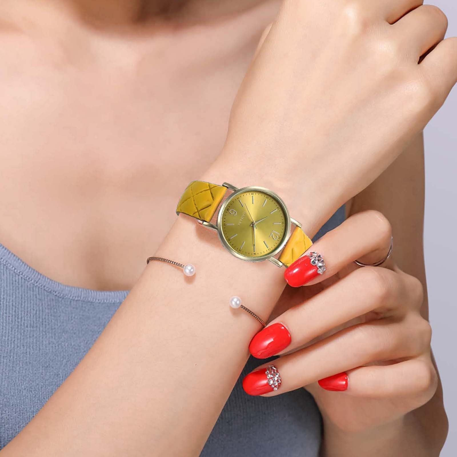 Часы Generisch Женский Аналоговый Кварцевый С Кожаным Ремешком, фото №5 Часы Generisch Женский Аналоговый Кварцевый С Кожаным Ремешком, фото №5