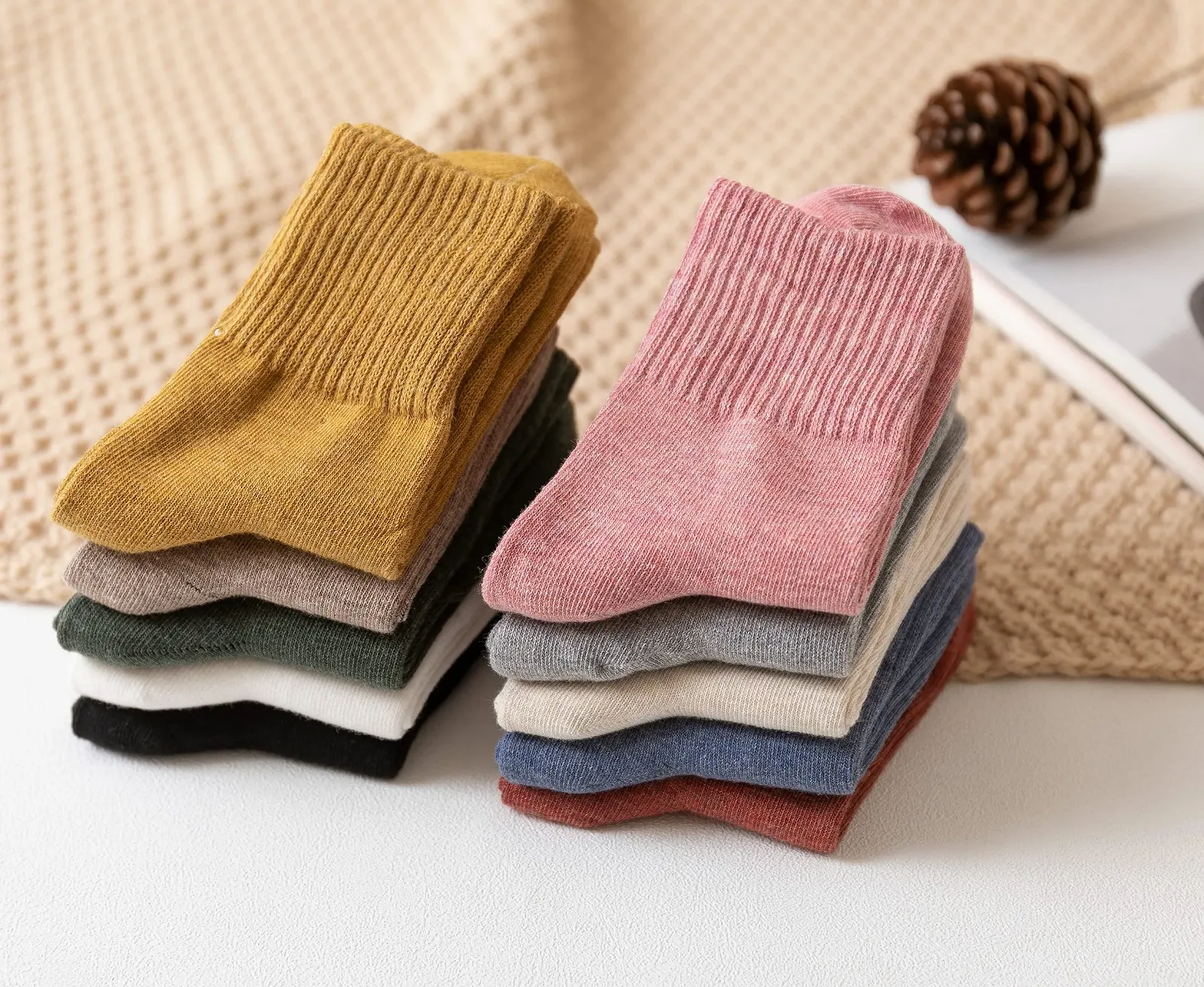 Шкарпетки Жіночі Бавовняні Дихаючі, 10 пар, фото №2