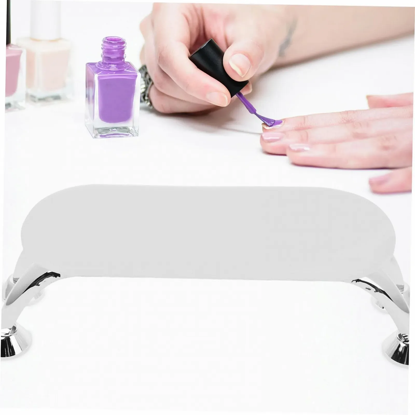 Підставка для рук Ipetboom для манікюру Залізна Біла, фото №6