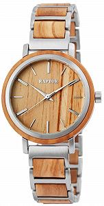 Купить Деревянные часы Raptor Beauty RA10207 Женские Аналоговые Кварцевые - Фото 1 Деревянные часы Raptor Beauty RA10207 Женские Аналоговые Кварцевые - Фото 1