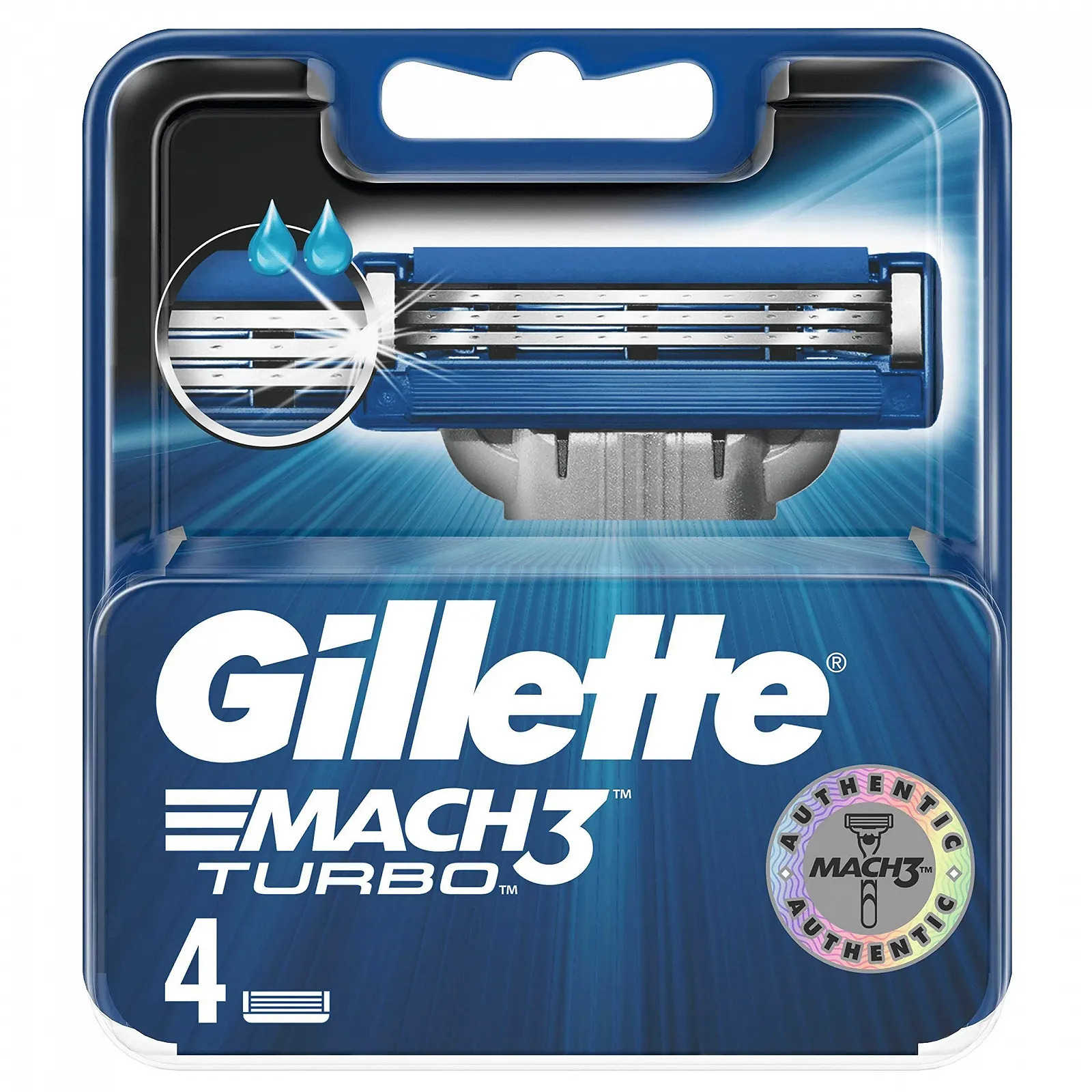 Бритва Gillette Mach3 Turbo мужская, фото №1