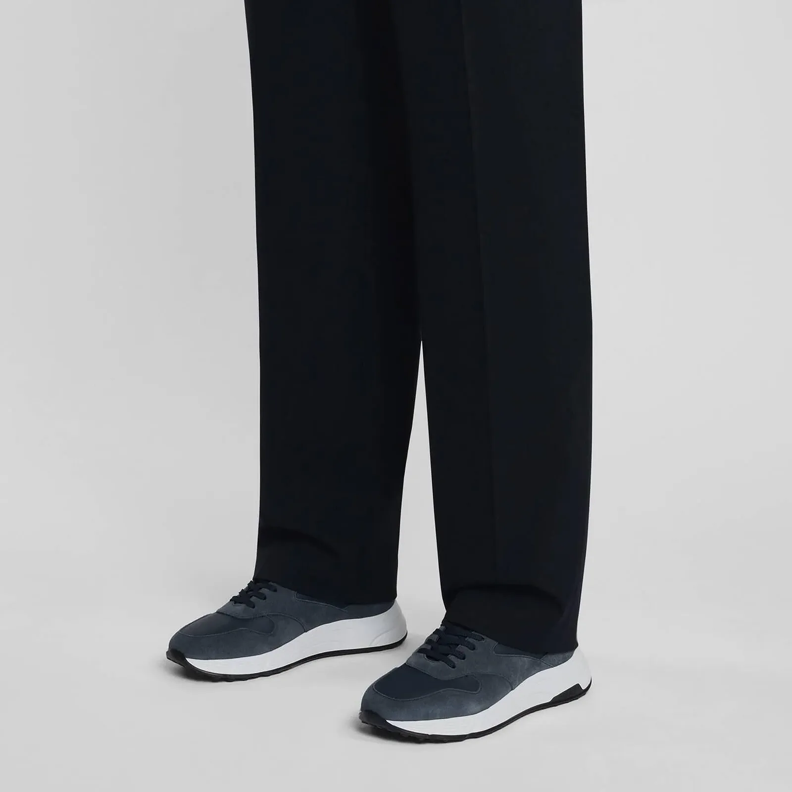 Кросівки Hogan Hyperlight Чоловічі Сині Замшеві та Шкіряні - HXM5630FK61 U50548J, фото №2