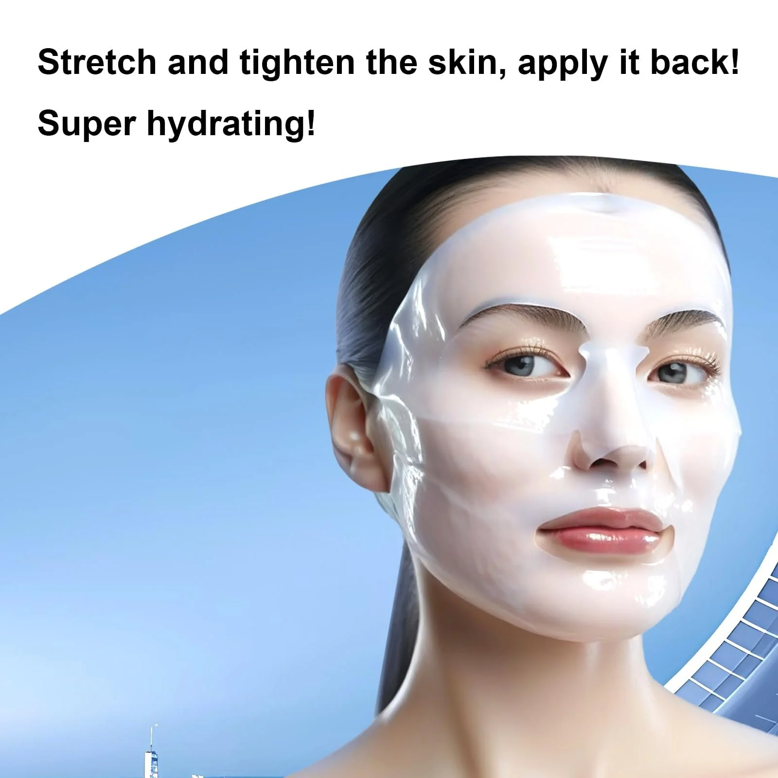 Маска для обличчя Collagen Маска з аргановою олією та протеїнами пшениці для нічного зволоження та зміцнення шкіри, 5 шт, фото №3