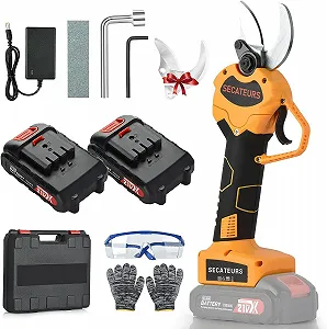 Секатор електричний NUZEKY 40 мм, акумуляторний 21V/2000mAh - Фото 1