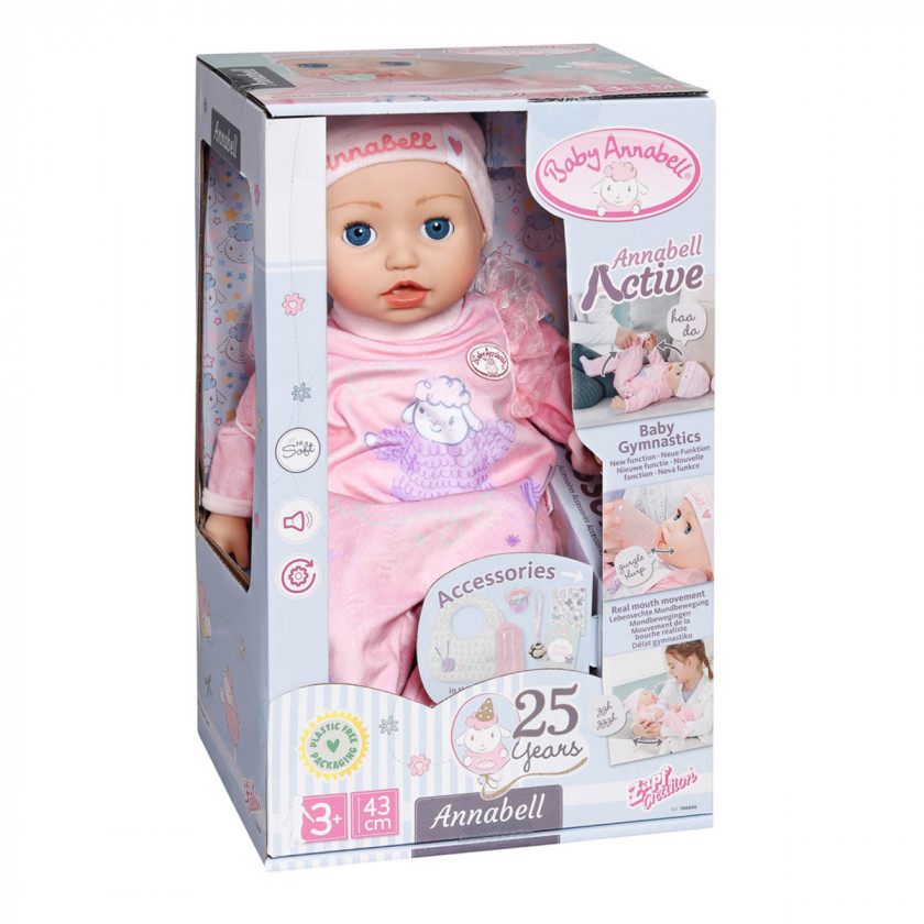 Интерактивная кукла Zapf Creation Baby Annabell Моя маленькая кроха 43 см (706626), фото №2