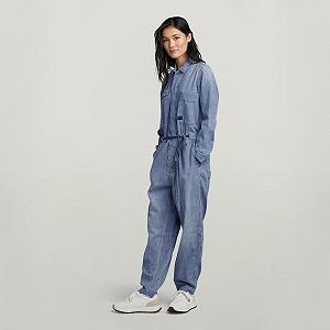 Жіночий джинсовий комбінезон G-Star Denim Jumpsuit Long Sleeve Medium Aged - M ціна на synthetic.ua - Фото 1 Жіночий джинсовий комбінезон G-Star Denim Jumpsuit Long Sleeve Medium Aged - M synthetic.ua - Фото 1