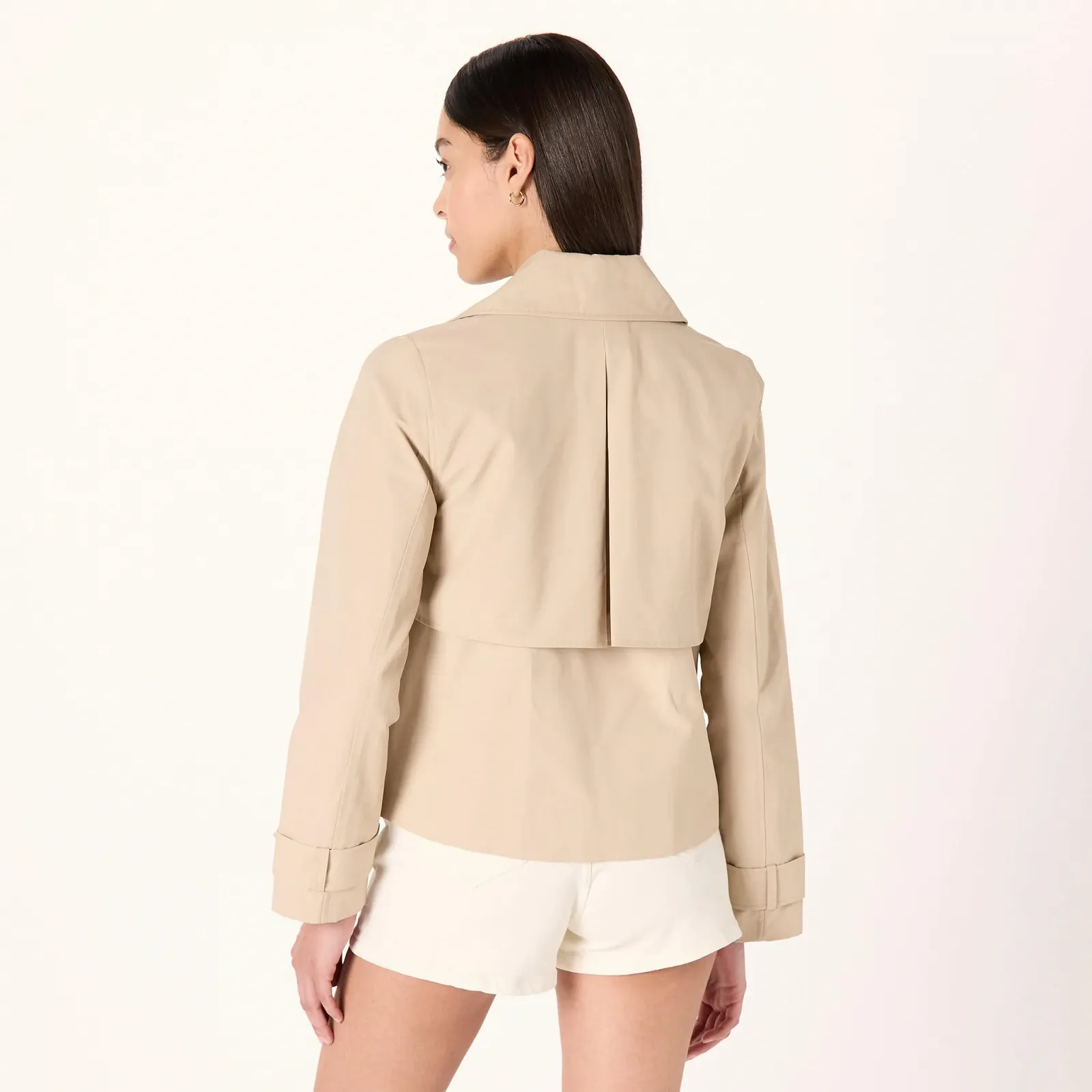 Тренч The Drop Mara Укорочений, фото №2