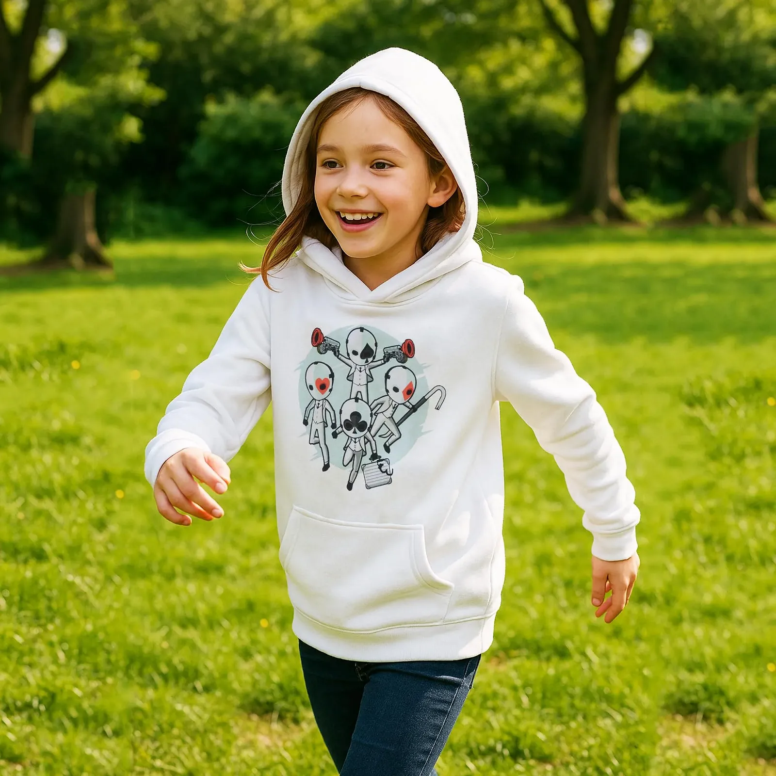 Худи FORTNITE Wild Card Белый Длинный рукав Детский Унисекс Капюшон на шнурке Игровой Хлопковый Размеры 10-16 лет, Белый, фото №6 Худи FORTNITE Wild Card Белый Длинный рукав Детский Унисекс Капюшон на шнурке Игровой Хлопковый Размеры 10-16 лет, Белый, фото №6