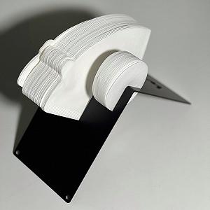 Подставка держатель WW Coffee Filter Holder для кофейных фильтров Белая synthetic.ua - Фото 1