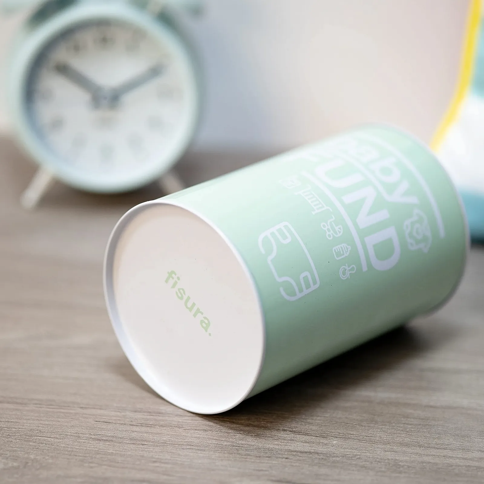 Скарбничка FISURA Baby Fund велика сталева, фото №2