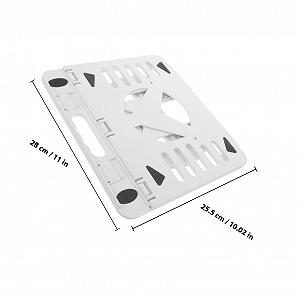 Подставка для ноутбука NOLITOY складная пластиковая регулируемая портативная эргономичная для лучшего комфорта synthetic.ua - Фото 1