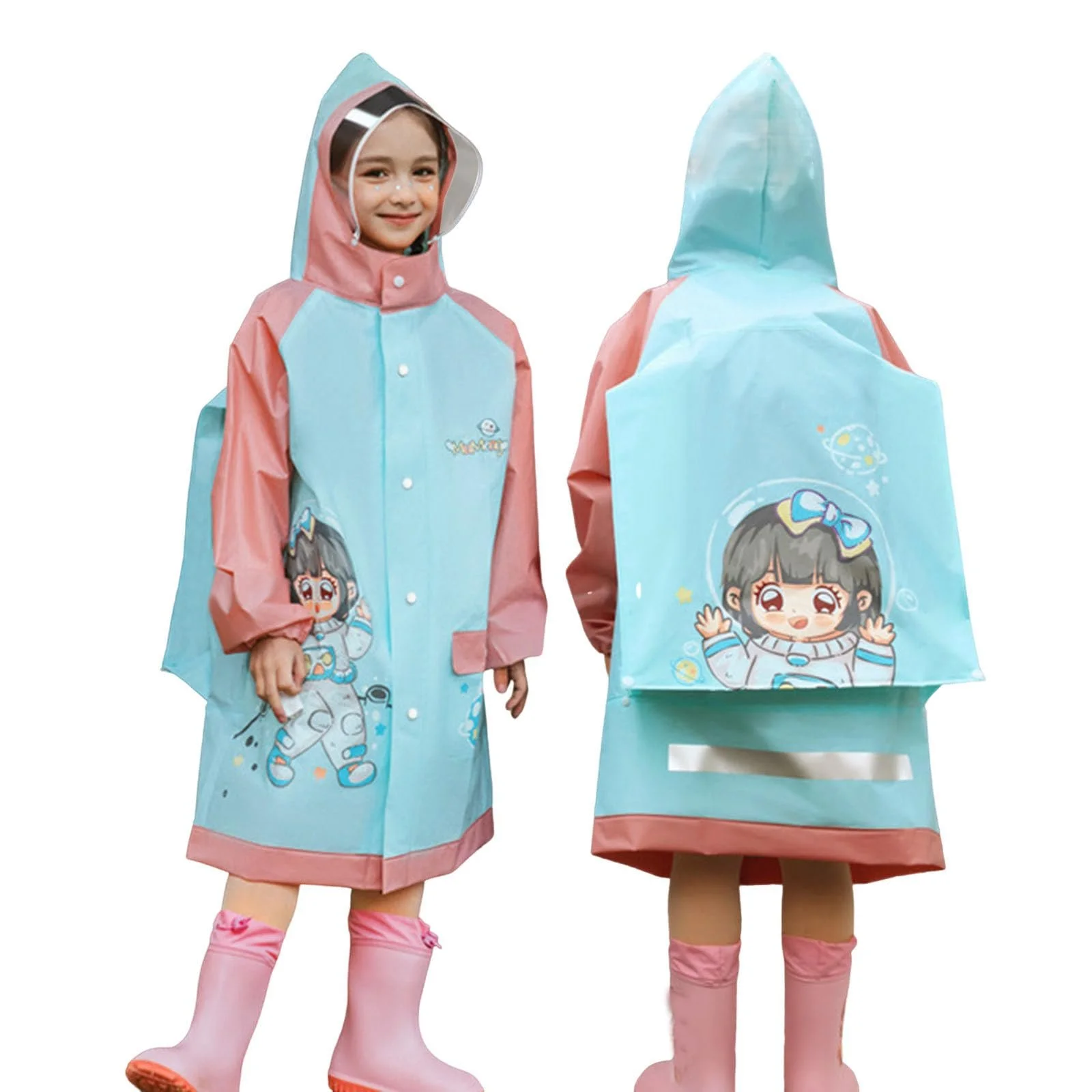 Дитяча дощова куртка GXYANiaoy Водонепроникна Прозора, фото №1 Дитяча дощова куртка GXYANiaoy Водонепроникна Прозора, фото №1