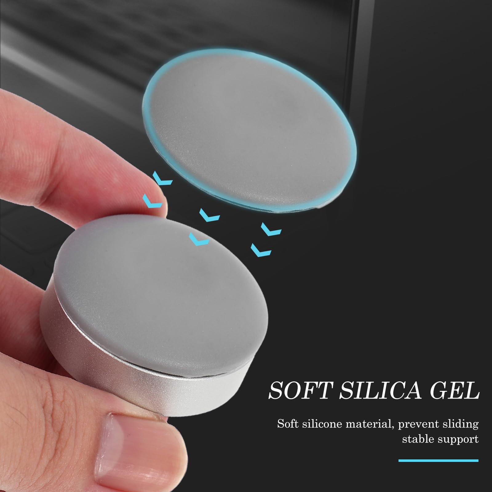 Підставка для ноутбука алюмінієва GALPADA, набір 2 шт., регульована по висоті, портативна, фото №4