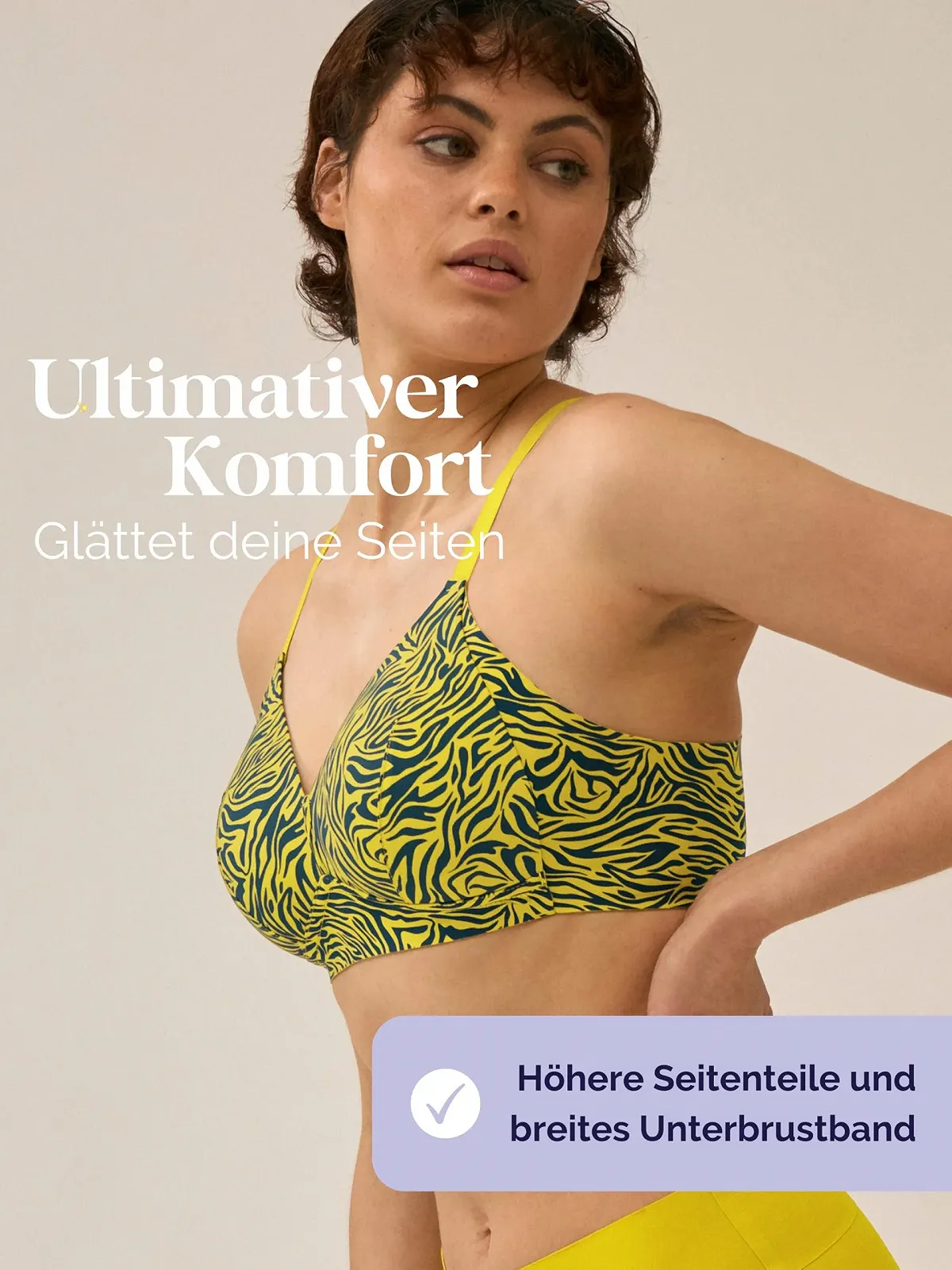 М'який бюстгальтер Naturana Side Smoother без кісточок, фото №3