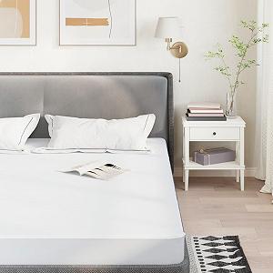 Наматрасник Beds & Accessories Водонепроницаемый 140 x 190 см Белый - Фото 1