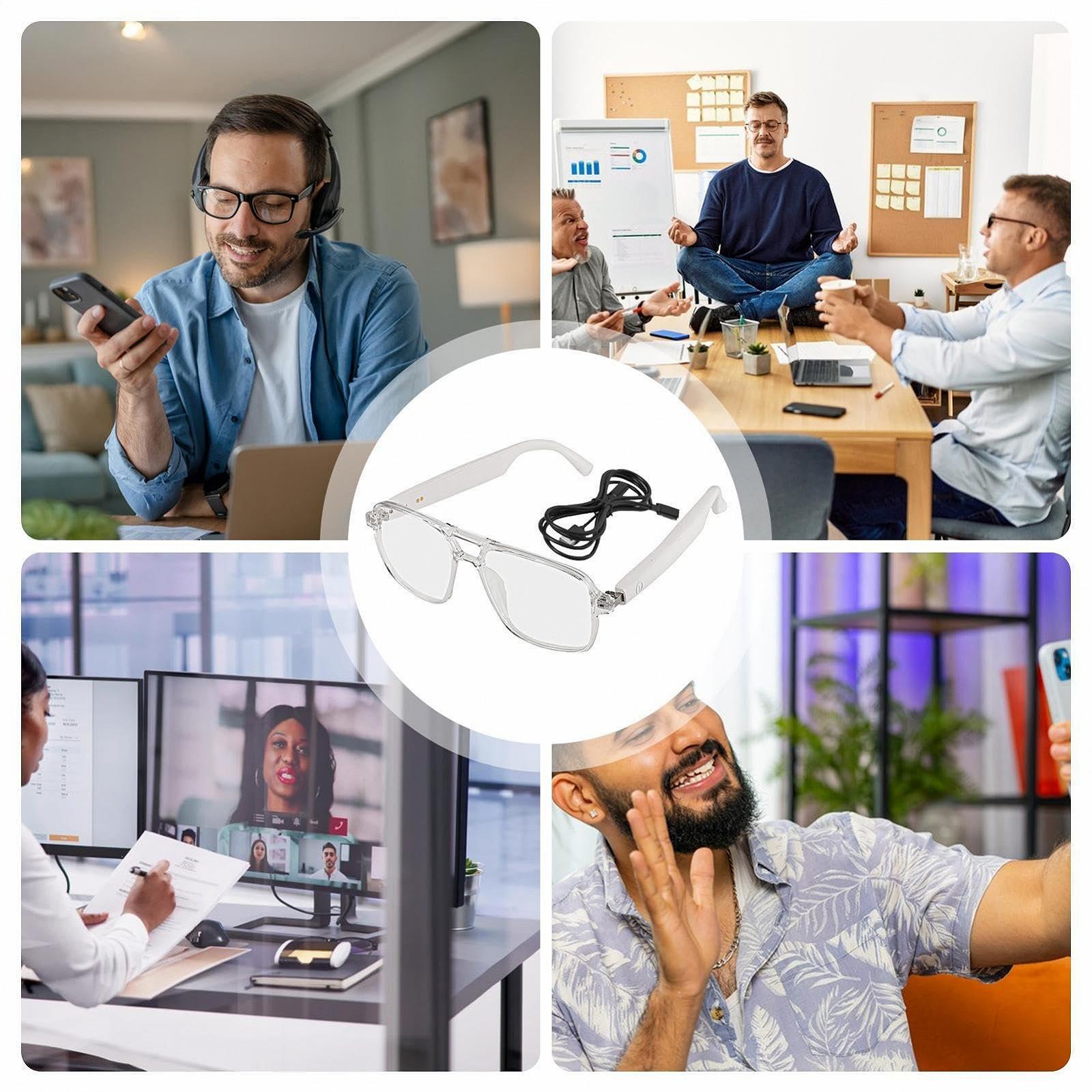 Умные очки для мужчин. Интеллектуальные очки для синхронного перевода, легкий дизайн интеллектуальной элегантной модели для перевода, чтения и голосовых вызовов, фото №8