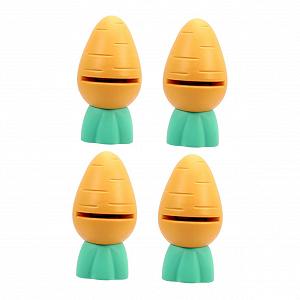 Точильный камень в форме моркови Pack of 4 корундовый антискользящий 4 шт. - Фото 1