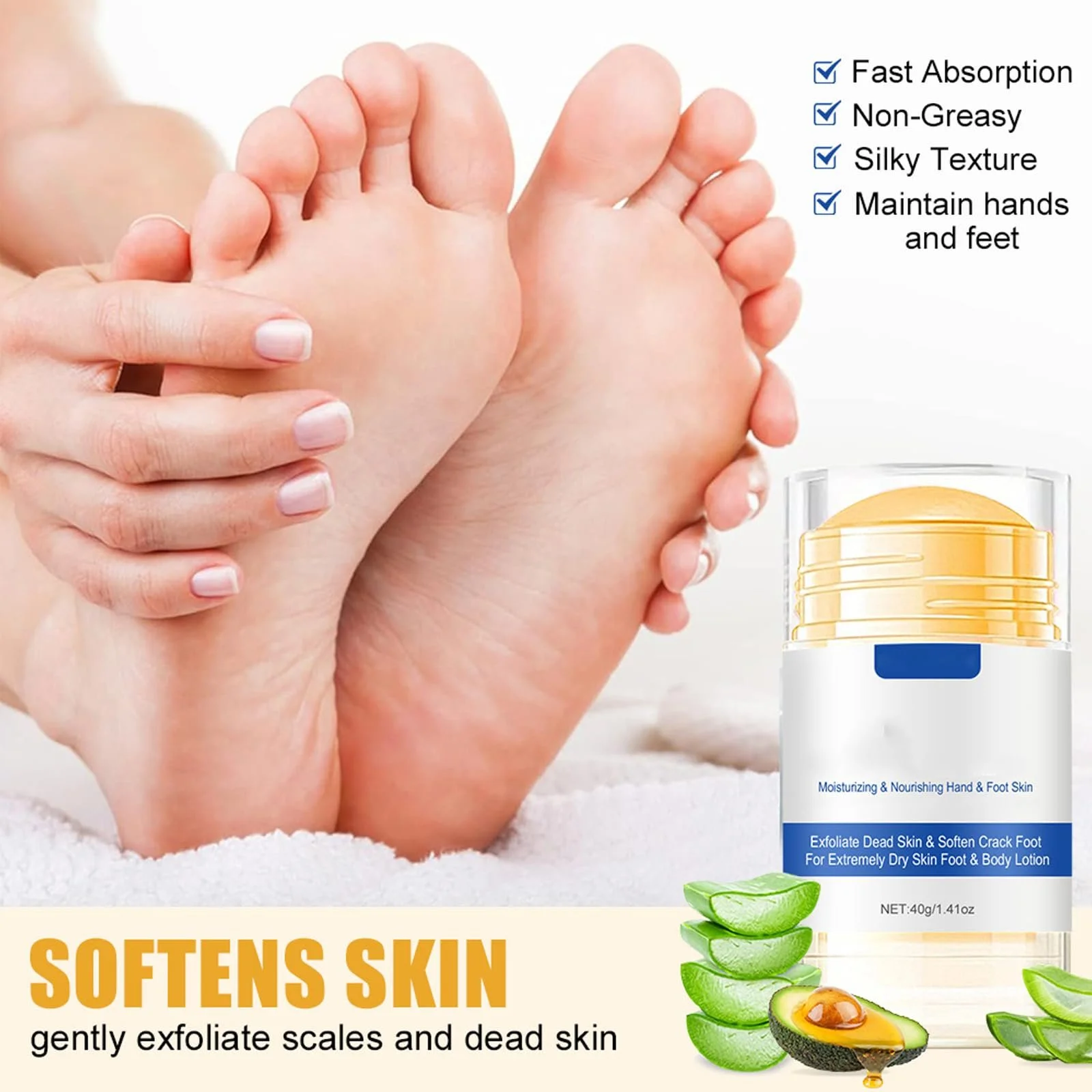 Крем для ног 01 Urea Cream увлажняющий в стике 40 г, фото №3