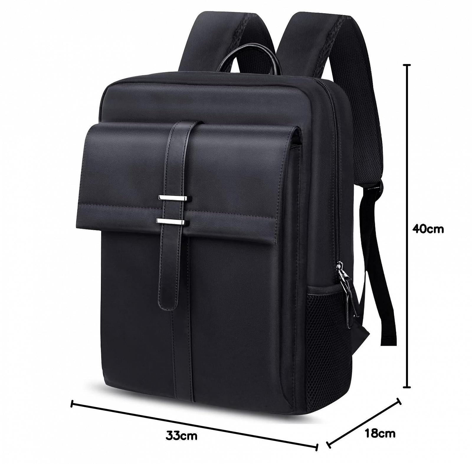 Рюкзак для ноутбука Dobaly Waterproof 15.6 дюймів Black, фото №8