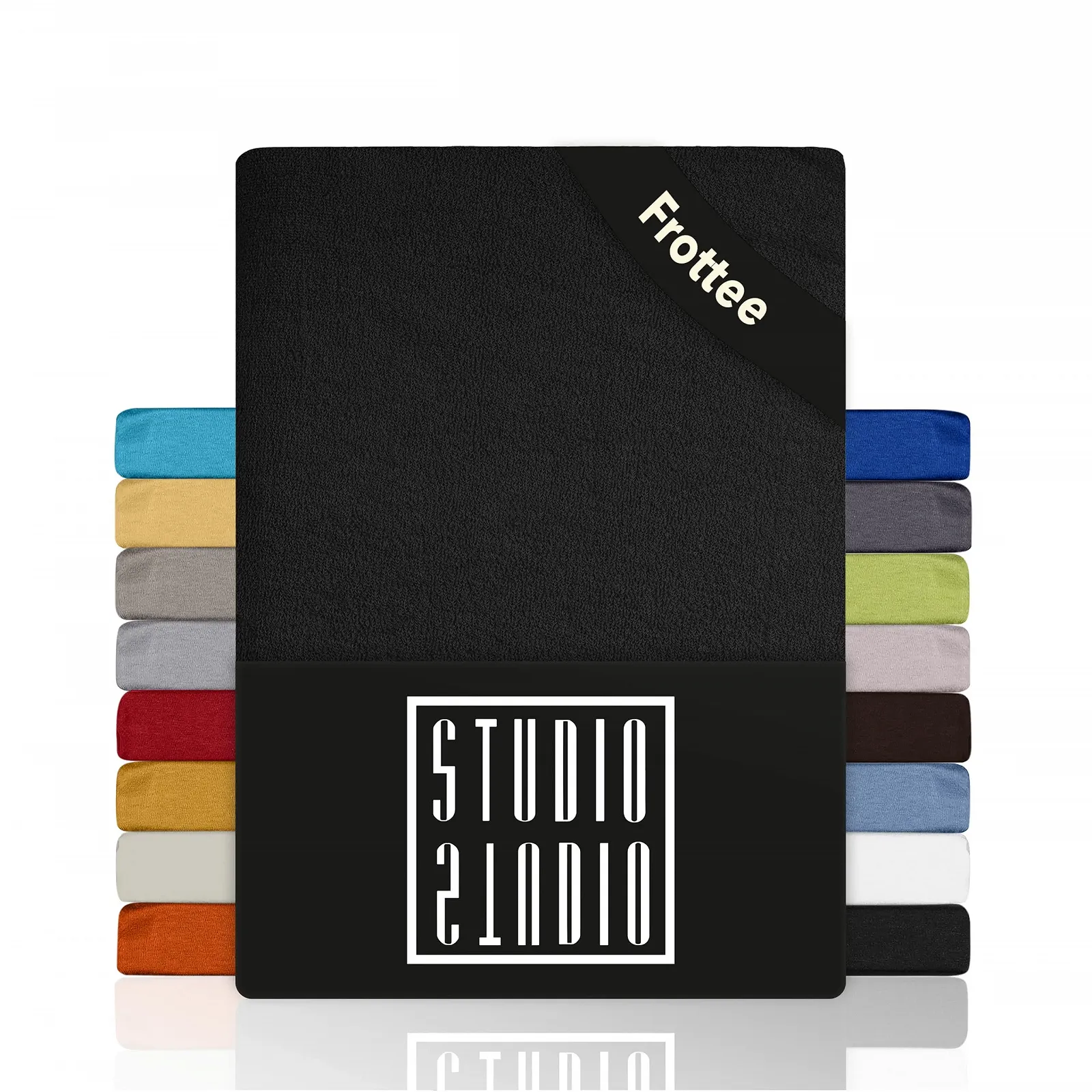 Простынь на резинке STUDIO Basic Terry 200 x 200 см Антрацит, фото №1 Простынь на резинке STUDIO Basic Terry 200 x 200 см Антрацит, фото №1