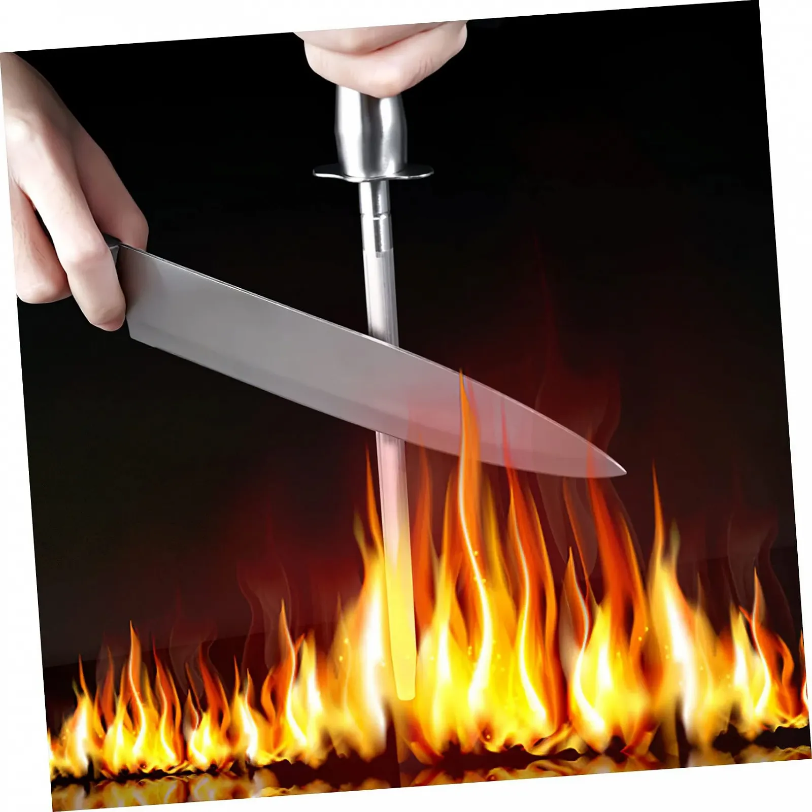 Мусат Handy Kitchen Knife Grinding Rod нержавіюча сталь, фото №8