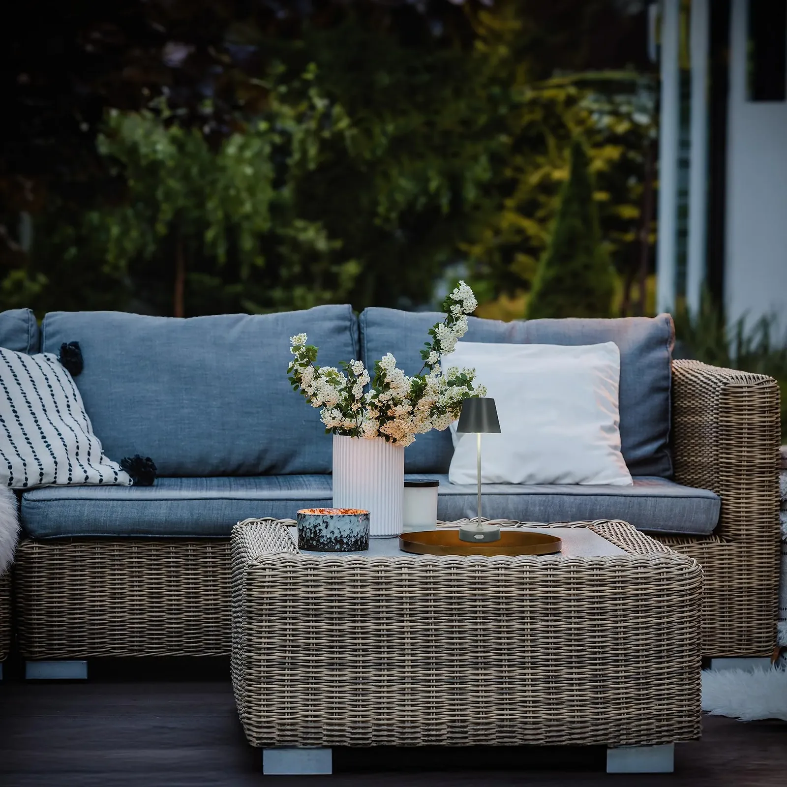 Настільна лампа LED EDO NELI 2.7 W Бездротова Акумуляторна з регулюванням яскравості 3 колірні температури CCT 2700K-6500K USB-C, фото №3