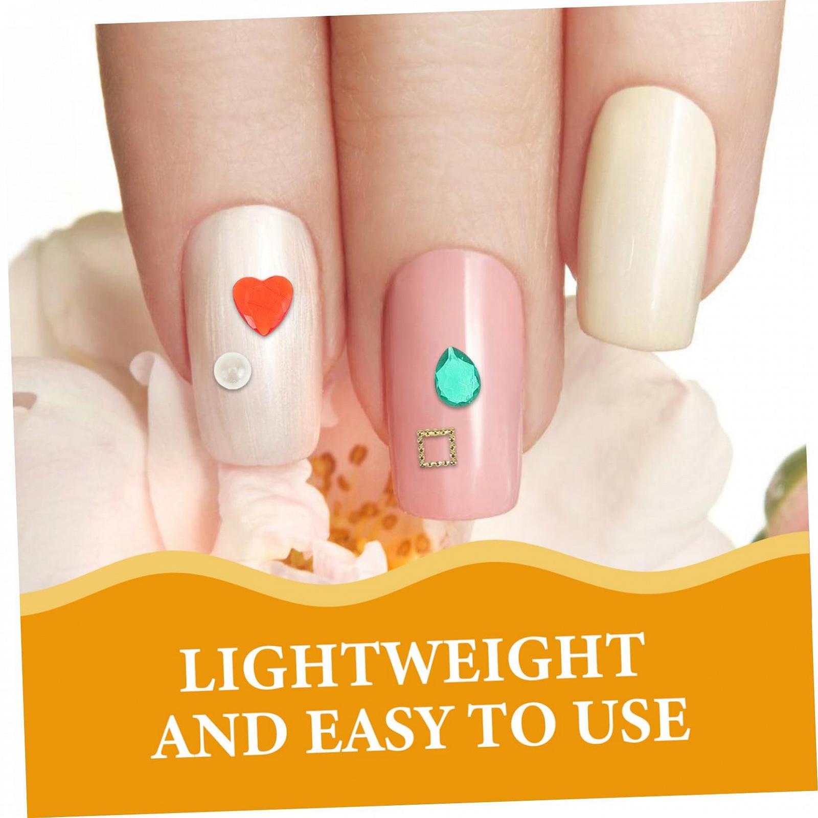 Стрази для нігтів Мікс Стилів (6 коробок, 12 відділень), фото №8