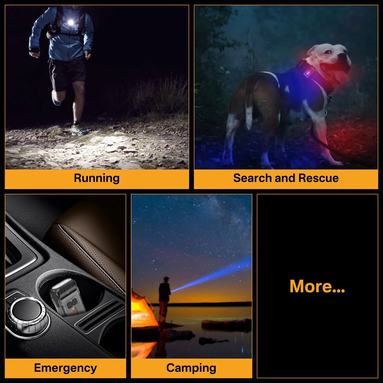 Ліхтар BORUIT V15 LED Перезаряджуваний 1200LM Яскравий Міні Брелок з Магнітом 80 Обертовий 10 Режимів IP67 Водонепроникний Маленький Ліхтарик для Кемпінгу Аварійного Виживання, фото №7