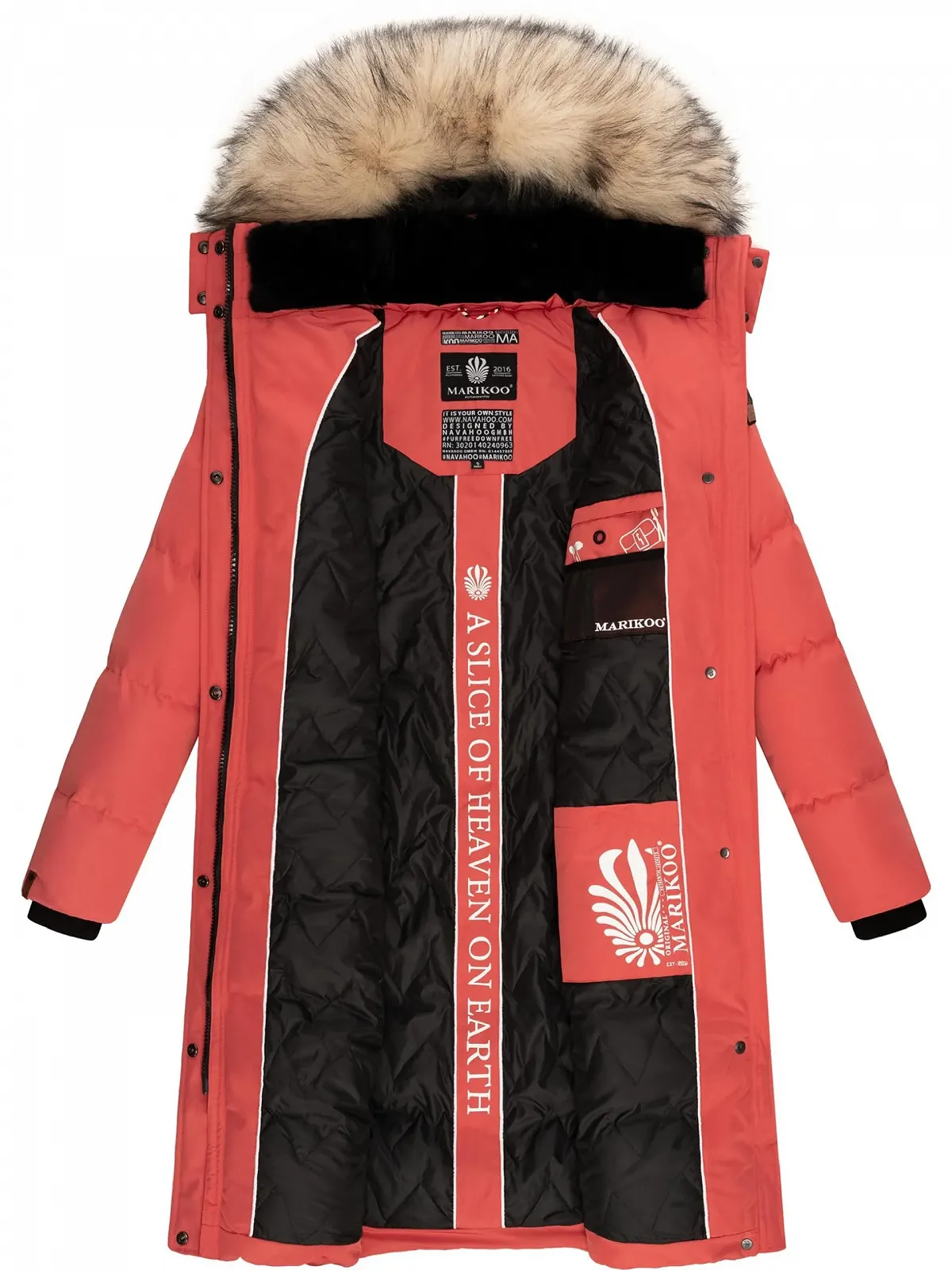 Жіноче зимове пальто Marikoo Snow Star, фото №6 Жіноче зимове пальто Marikoo Snow Star, фото №6