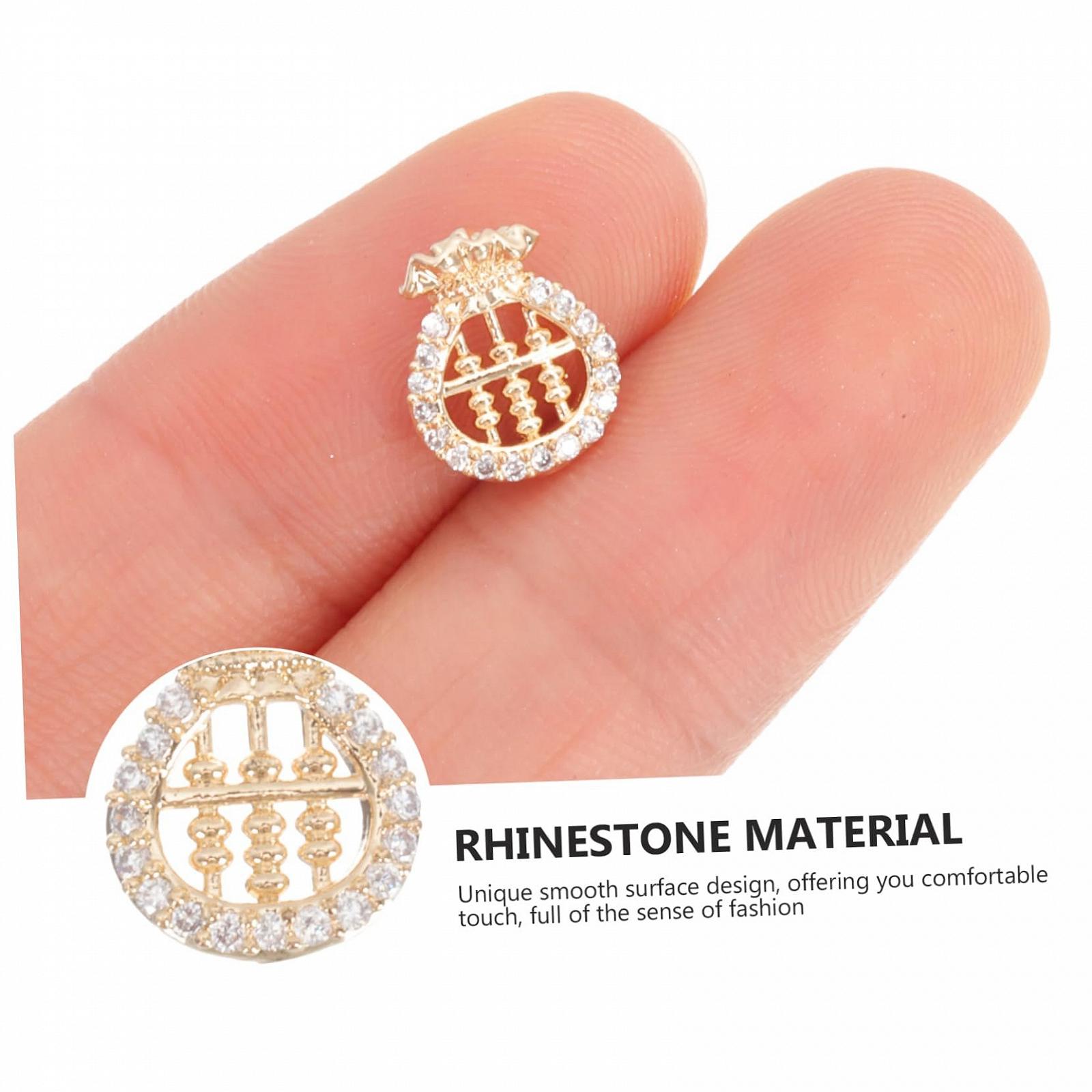 Набор Аксессуаров для Маникюра FRCOLOR, 4 шт., Инструменты для Ногтей, Украшения для Ногтей, Набор Страз для Ногтей, Аксессуар для Разведения Стерлингов для Маникюра для Девочек, Опора для Ногтей, Циркон Золотой, фото №8