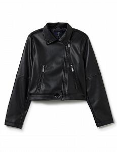 Куртка Biker OVS с глянцевым эффектом и молнией - Фото 1