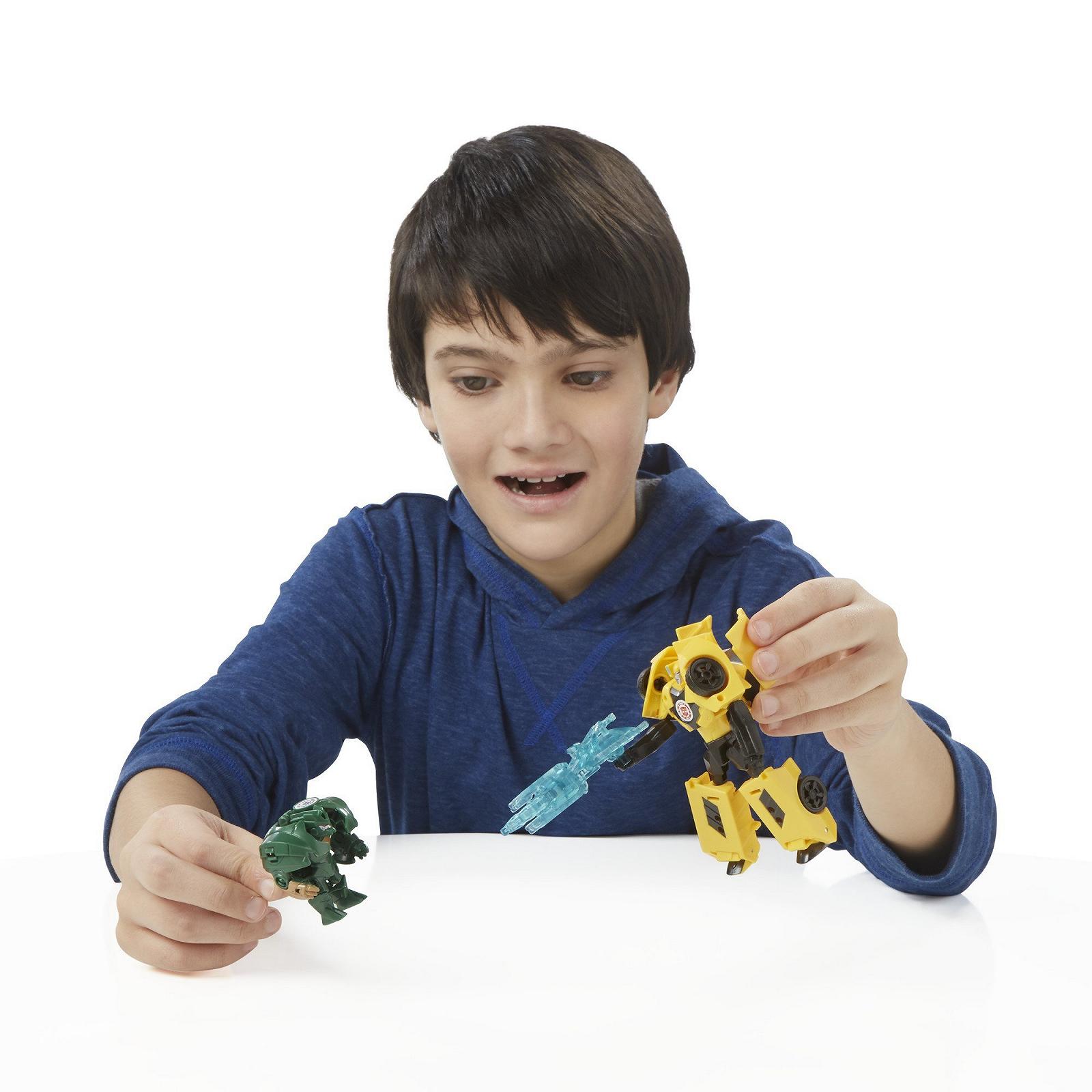 Transformers: Robots in Disguise Bumblebee против Major Mayhem Battle Packs, фото №11