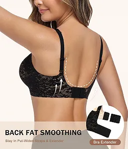 Бюстгальтер Ohne Bügel Push Up Deep V без косточек мягкий кружевной synthetic.ua - Фото 1