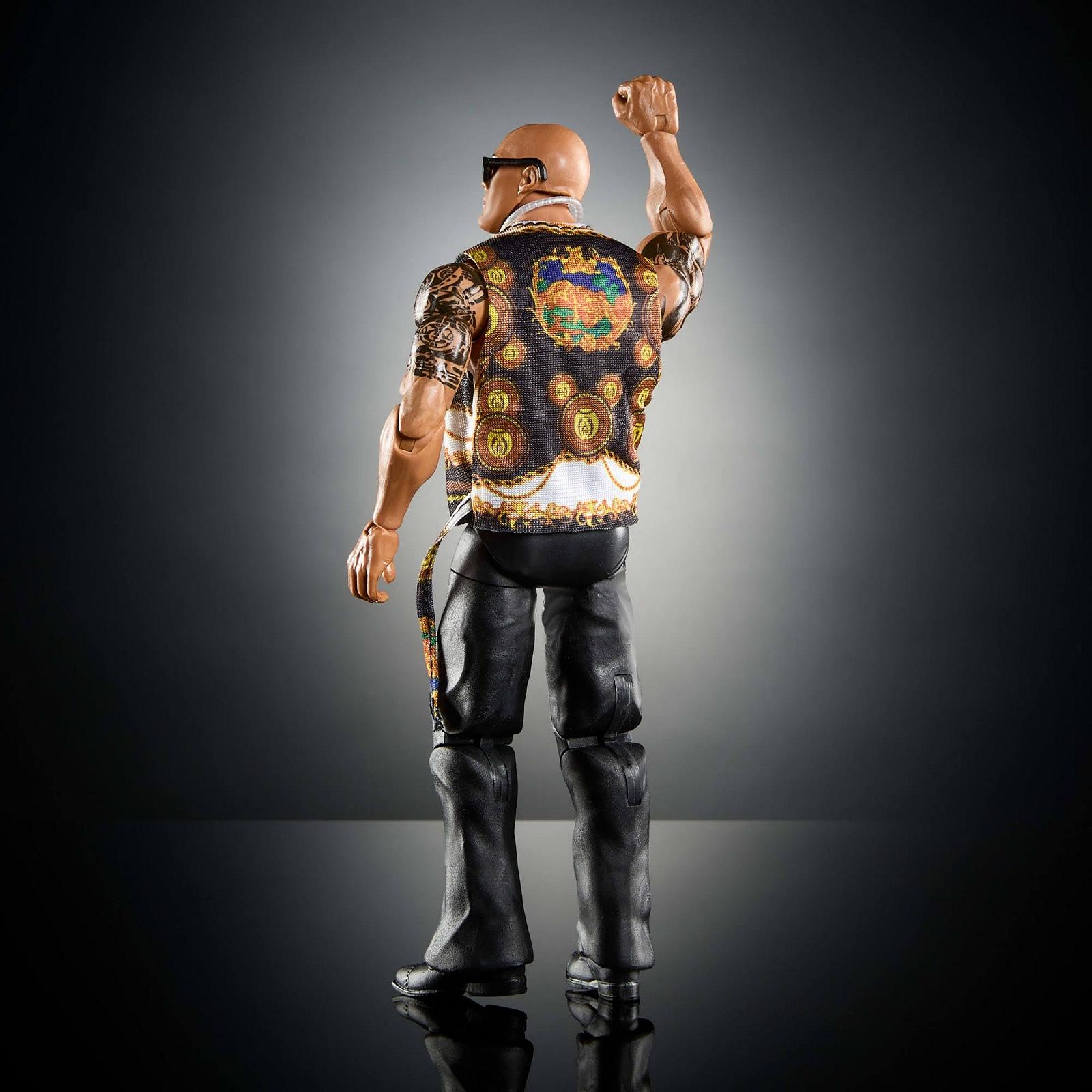 Экшн-фигурка Mattel WWE Elite Серии #115 The Rock, 15 см, многоцветная, фото №6