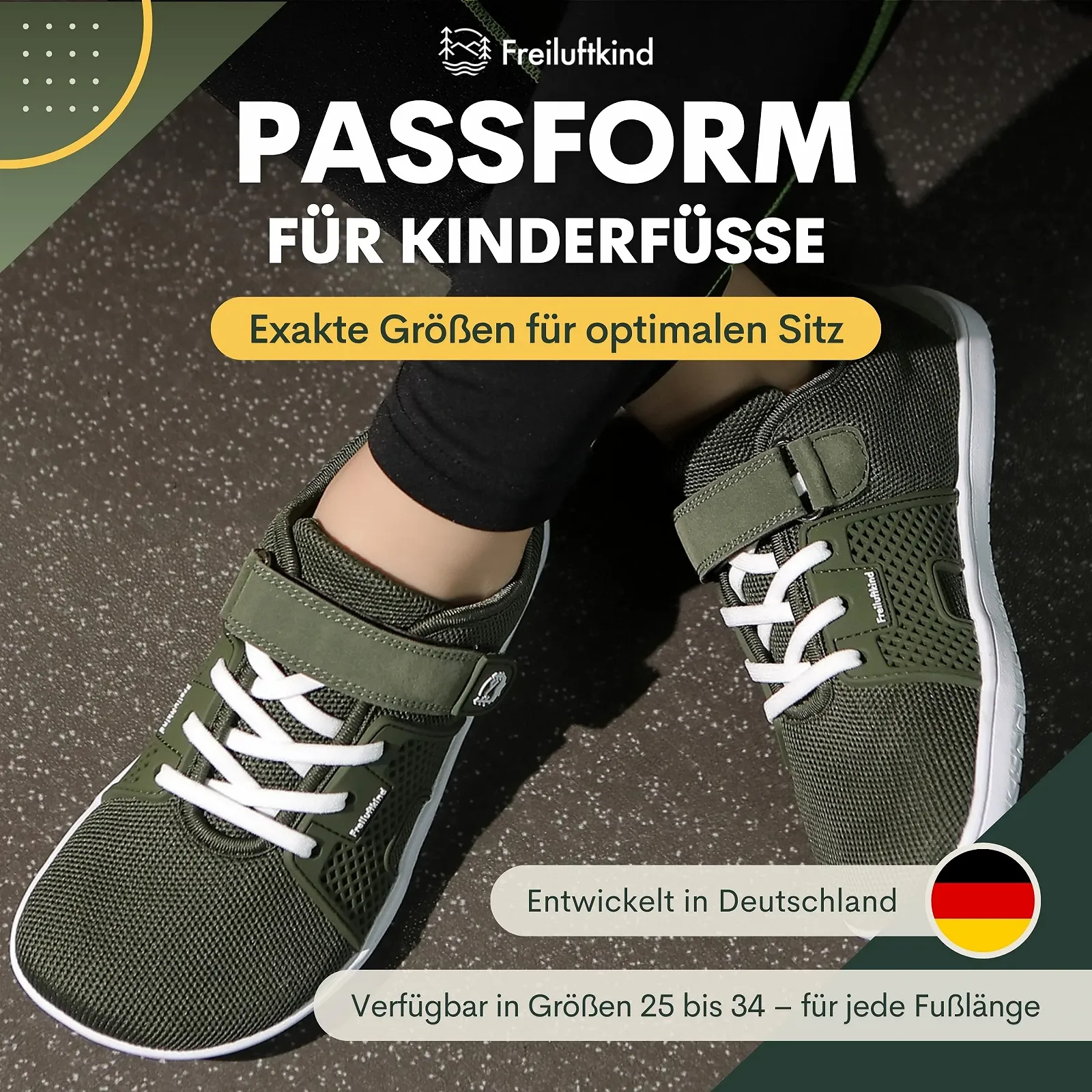 Кросівки Freiluftkind The Original Hokkaido Kids, дитячі, для здорового розвитку стопи, розмір 25-34, фото №6