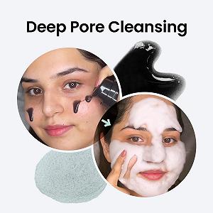 Маска для лица The Skin House Black Snail Bubble 100 мл Очищение пор synthetic.ua - Фото 1