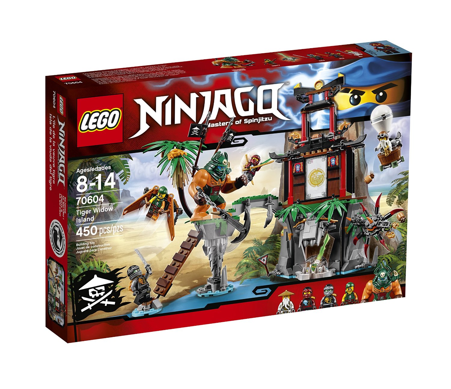 Конструктор LEGO Ninjago Тигровый остров Tiger Widow Island 70604, фото №9