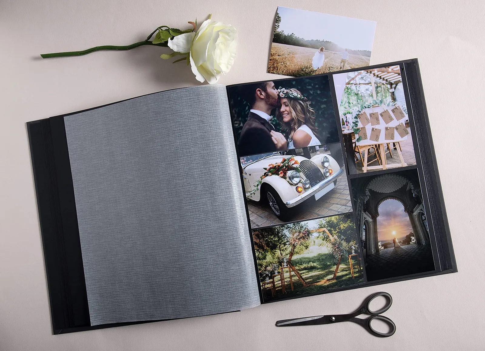 Фотоальбом Exacompta Art 16078E 300 фотографий 60 черных страниц 29 x 32 см Обложка из матовой черной искусственной кожи с глянцевым тиснением, фото №7 Фотоальбом Exacompta Art 16078E 300 фотографий 60 черных страниц 29 x 32 см Обложка из матовой черной искусственной кожи с глянцевым тиснением, фото №7