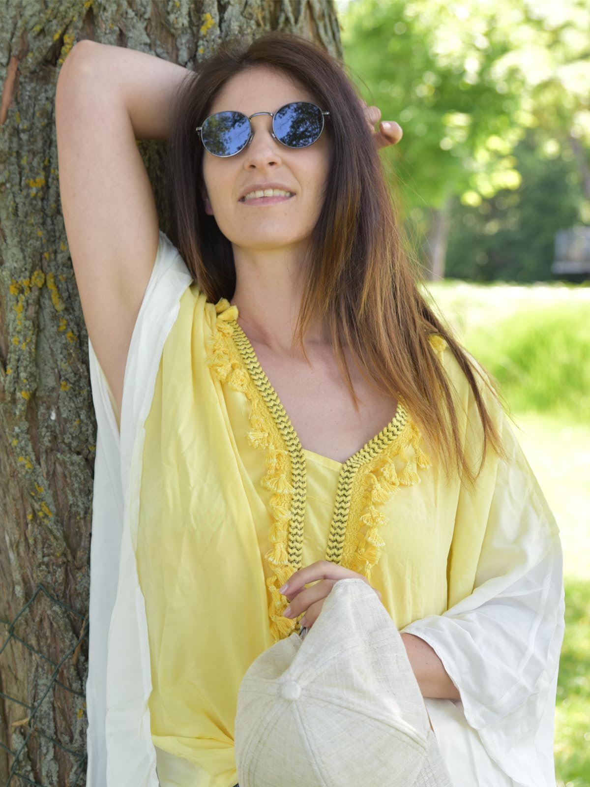 Сонцезахисні окуляри Унісекс styleBREAKER Круглі Лінзи Металева оправа 09020065, фото №5