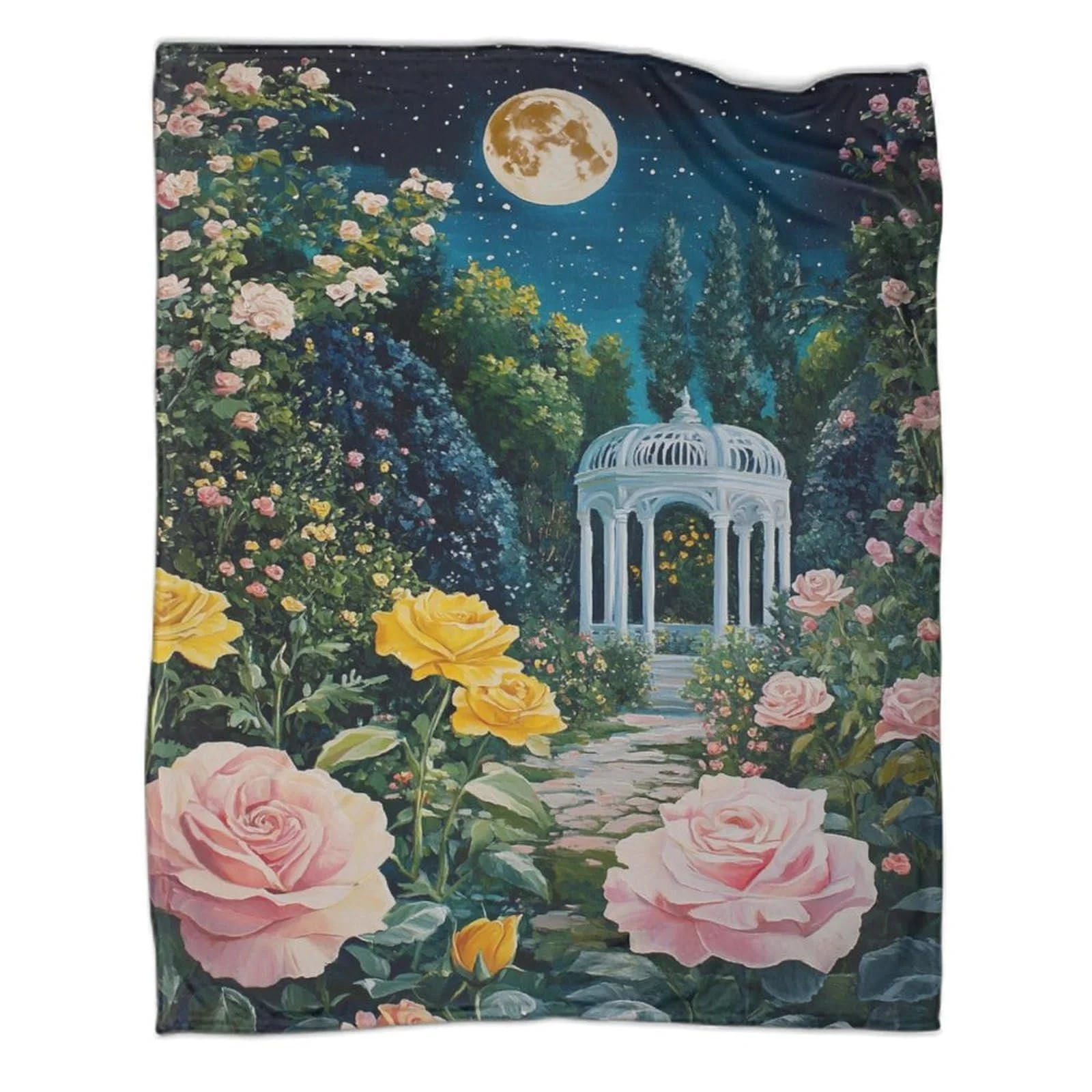 Плед Rose Garden Микрофибра Флис Мягкий Уютный Скандинавский Теплый Накидка на диван Детский Плед, фото №1