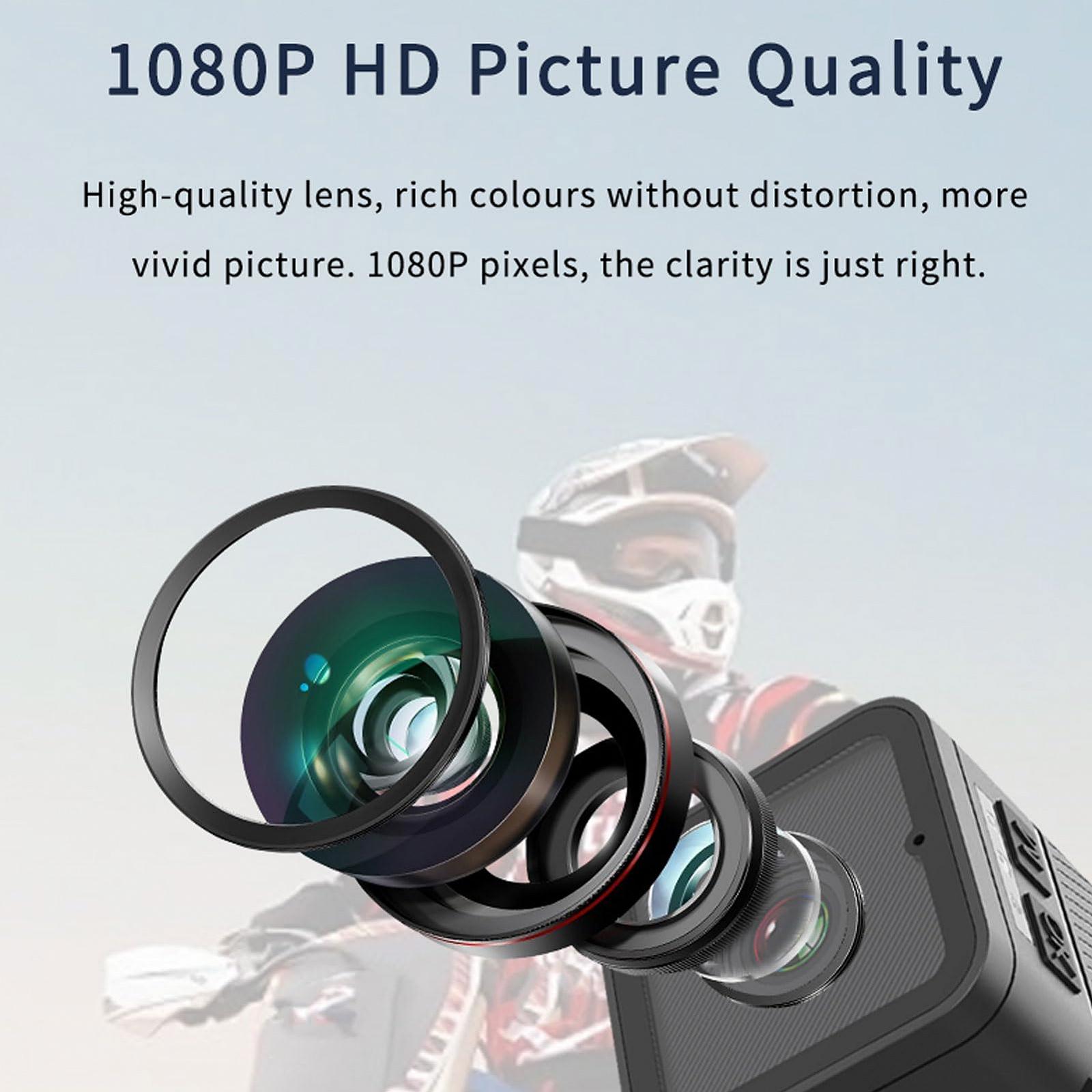 Екшн-камера Elprico 1080P Sports 12MP WiFi IP68 Waterproof з мікрофоном 900mAh Action, фото №5