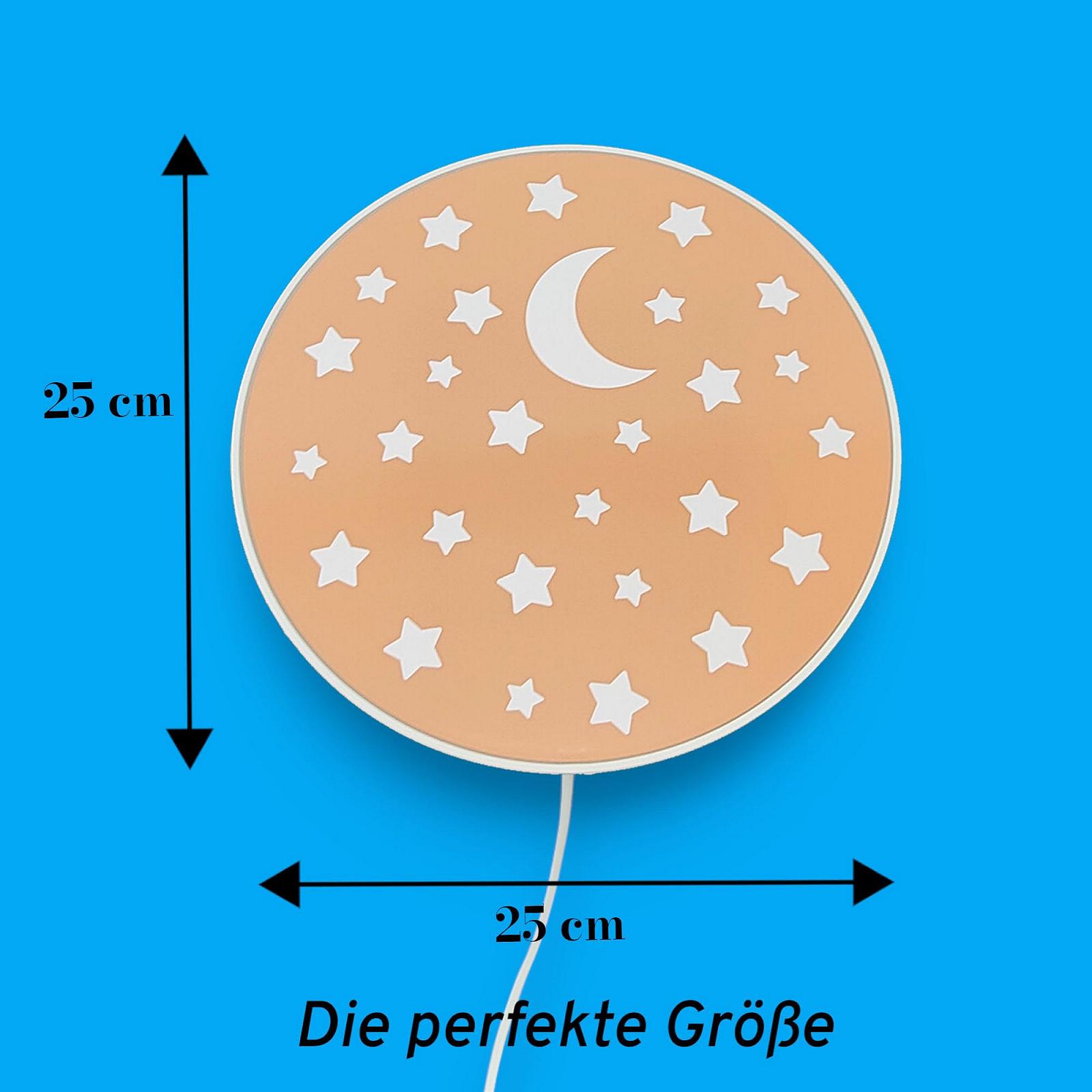 Світильник настінний Niermann Standby Peach Fuzz Зірки, 1 x E14, Макс. 10 Вт, фото №3