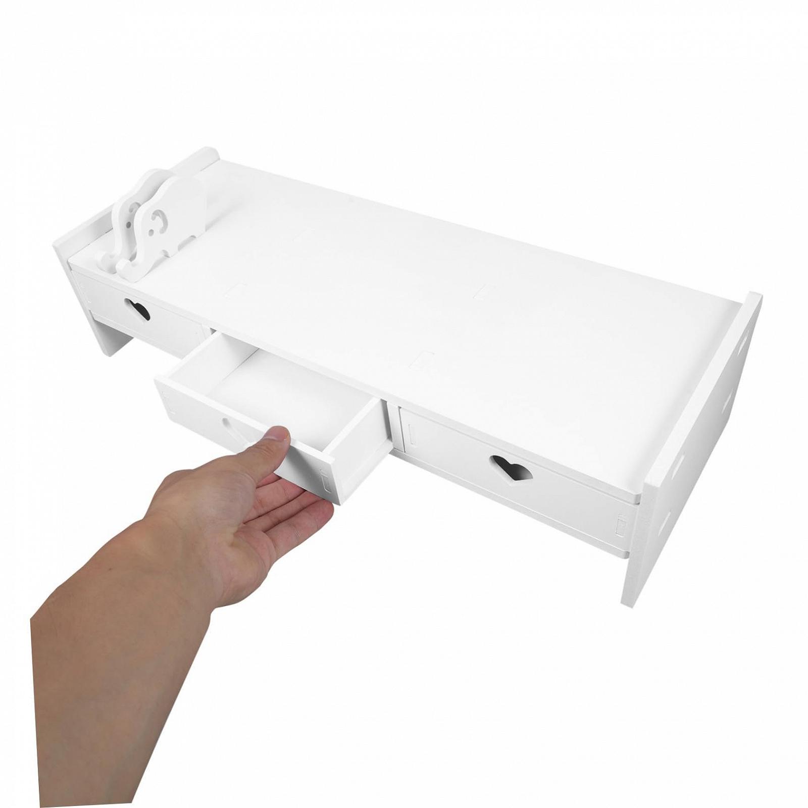 Подставка для Клавиатуры Органайзер для Офисного Стола Подставка для Компьютера PVC Белый, фото №4 Подставка для Клавиатуры Органайзер для Офисного Стола Подставка для Компьютера PVC Белый, фото №4